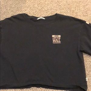 VANS WOMENS/TEENS CROPPED TEE